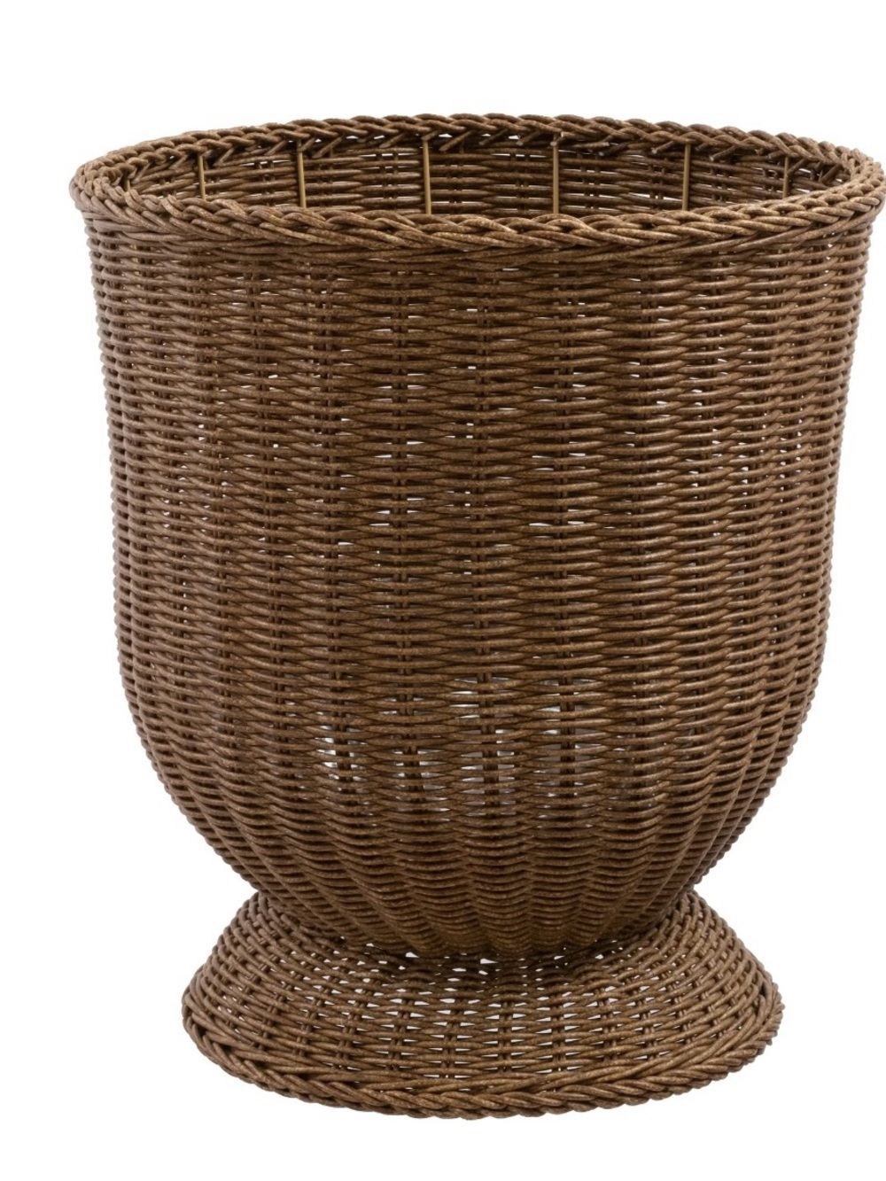 My Texas House Woven Resin Urn Planter 16”